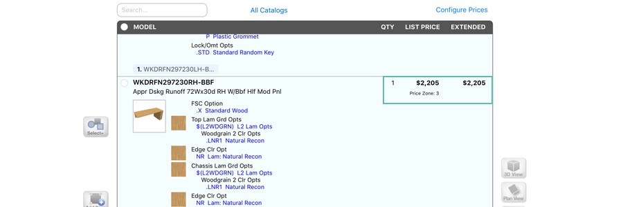 Read more about the article Displaying Price Zones on List View and Quick Sheet